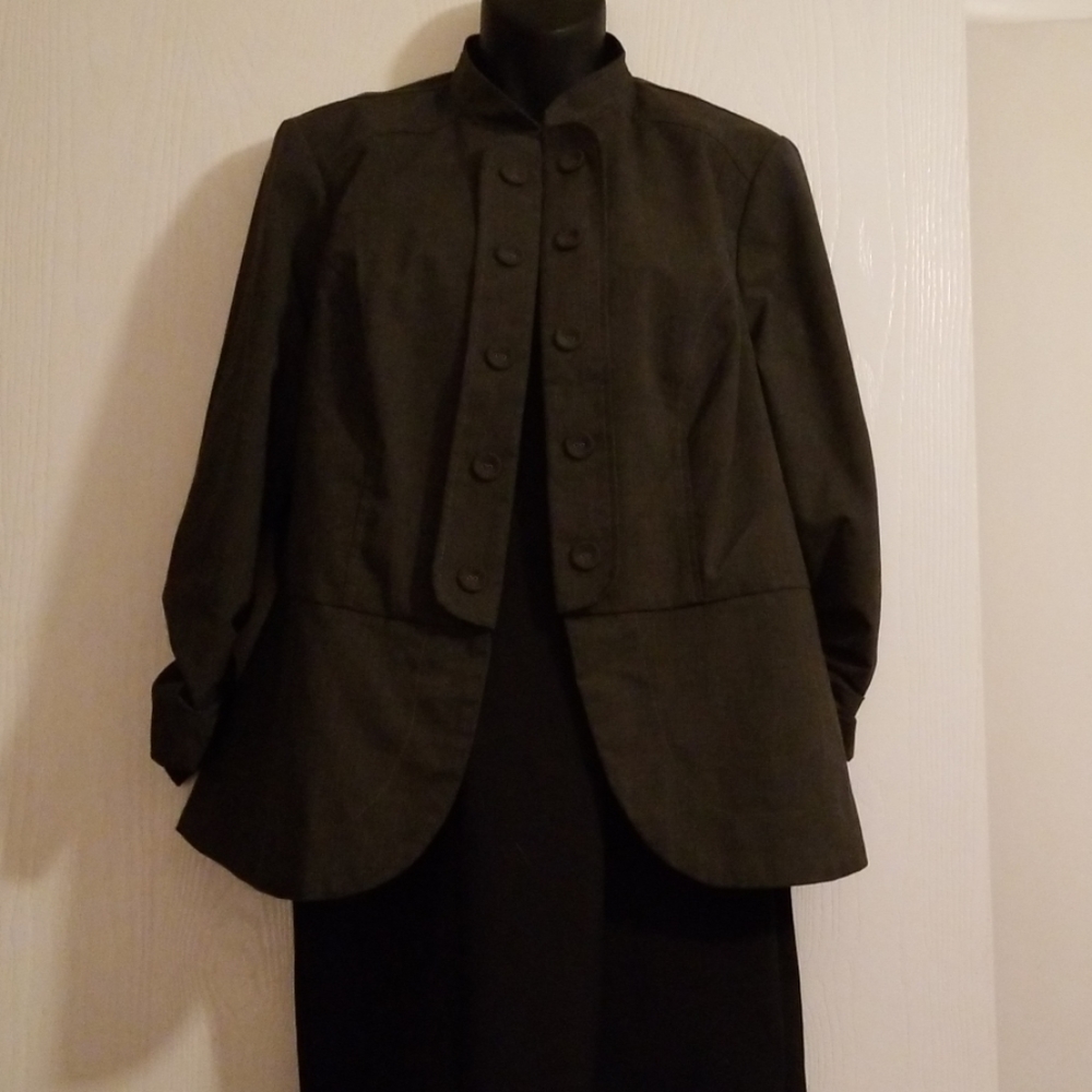 torrid Black Military-Style Blazer Jacket